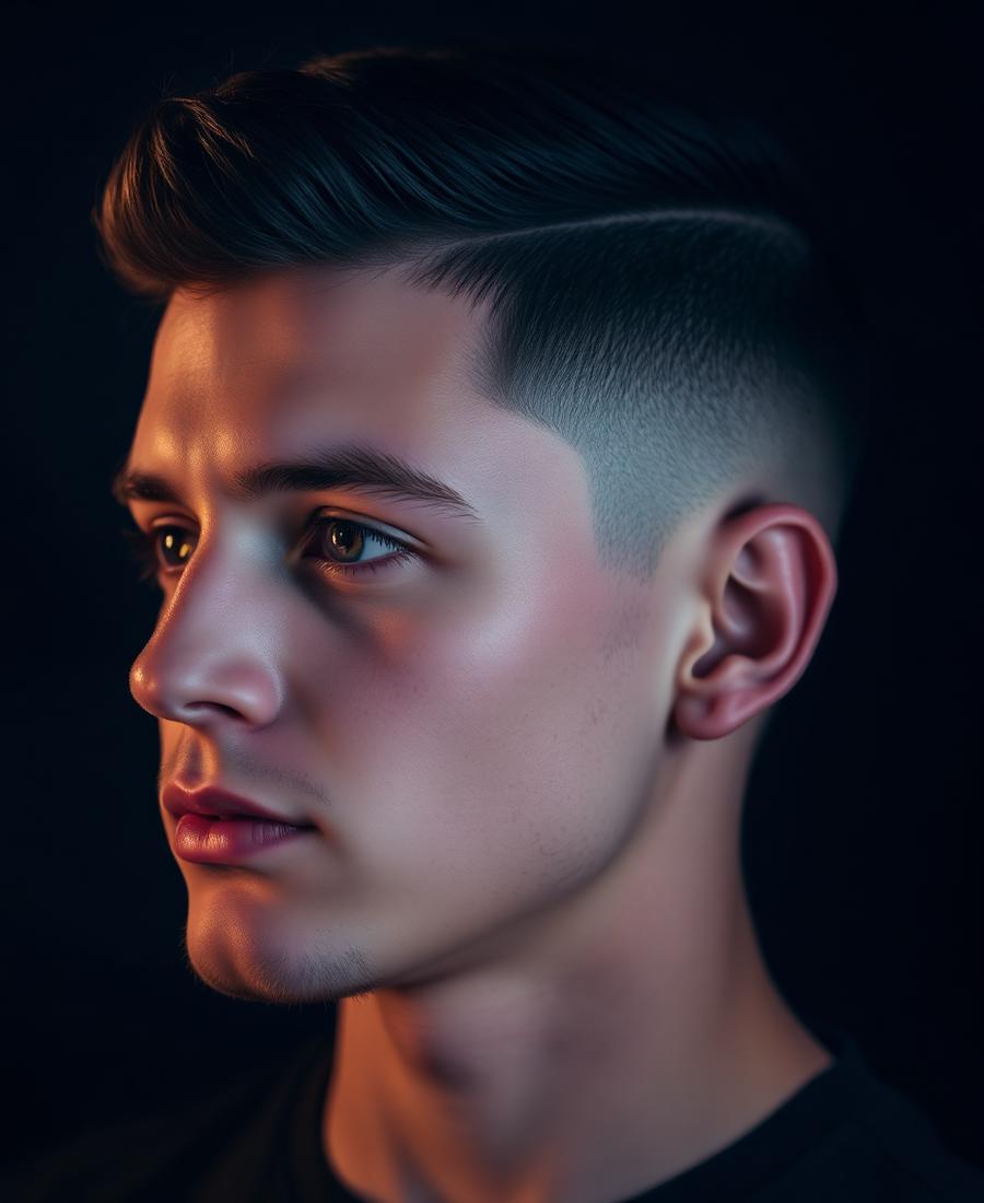 Clean skin fade haircut